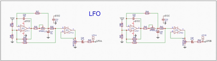 Схема модуляции (LFO)