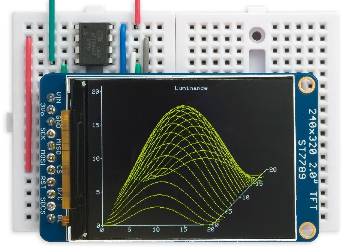 Крошечная библиотека TFT для микроконтроллеров ATtiny - 1