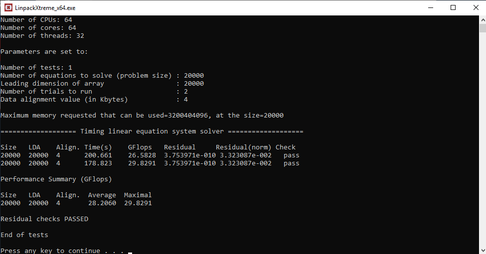 Замеряем зависимость производительности процессора AMD EPYC 7551 от установленной памяти - 18 Замеряем зависимость производительности процессора AMD EPYC 7551 от установленной памяти - 18