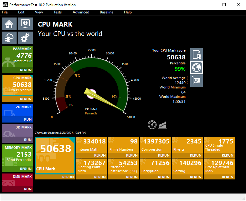 Замеряем зависимость производительности процессора AMD EPYC 7551 от установленной памяти - 20 Замеряем зависимость производительности процессора AMD EPYC 7551 от установленной памяти - 20