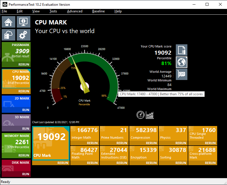 Замеряем зависимость производительности процессора AMD EPYC 7551 от установленной памяти - 5 Замеряем зависимость производительности процессора AMD EPYC 7551 от установленной памяти - 5