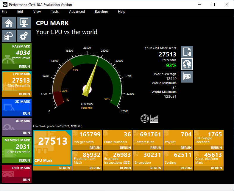 Замеряем зависимость производительности процессора AMD EPYC 7551 от установленной памяти - 8 Замеряем зависимость производительности процессора AMD EPYC 7551 от установленной памяти - 8