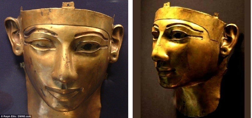 Золотая маска фараона Шошенка II