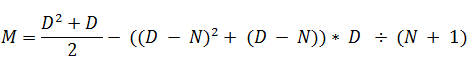 Математическое решение задачи о матрице «змейкой» - 46