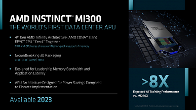 Идея AMD из 2015 реализуется в 2023 году и даст жизнь суперкомпьютеру El Capitan производительностью 2 exaFLOPS. Появились подробности о Instinct MI300