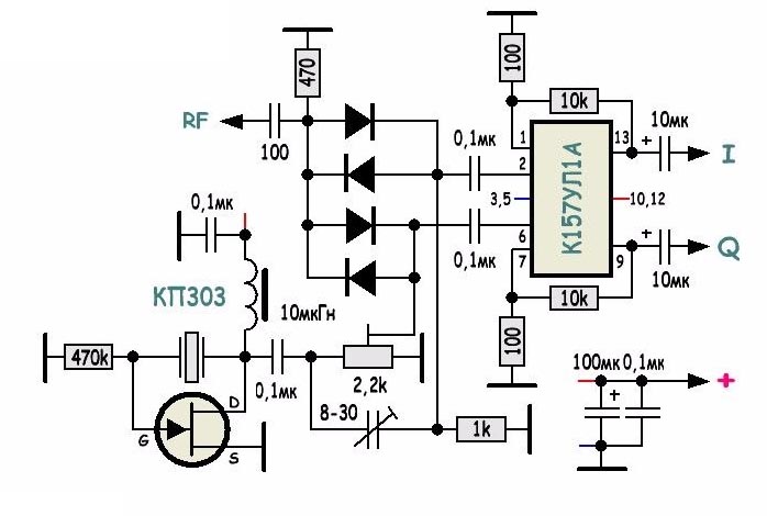 Схема приёмника от Владимира UA3ELR