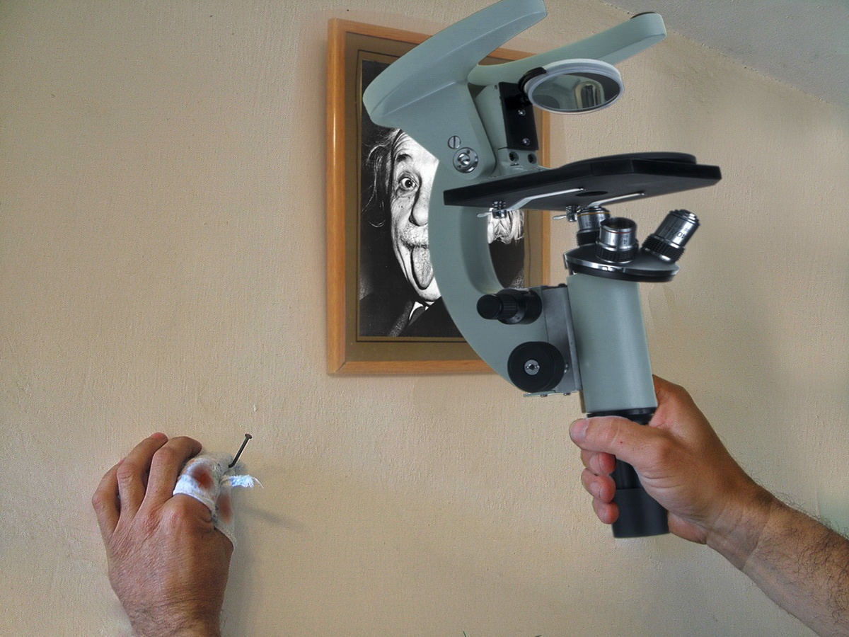 Не бойтесь забивать гвозди микроскопом - 1 Не бойтесь забивать гвозди микроскопом - 1