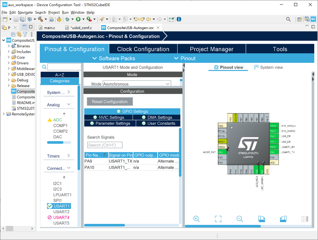 STM32 Modular USB Composite device - 7