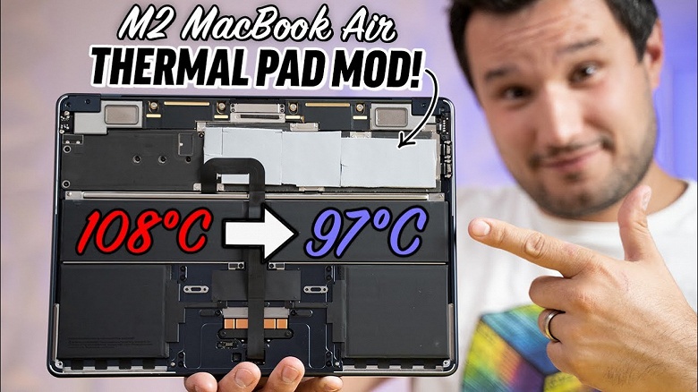 Новый MacBook Air на M2 невероятно греется, но есть простой и дешёвый способ частично исправить проблему