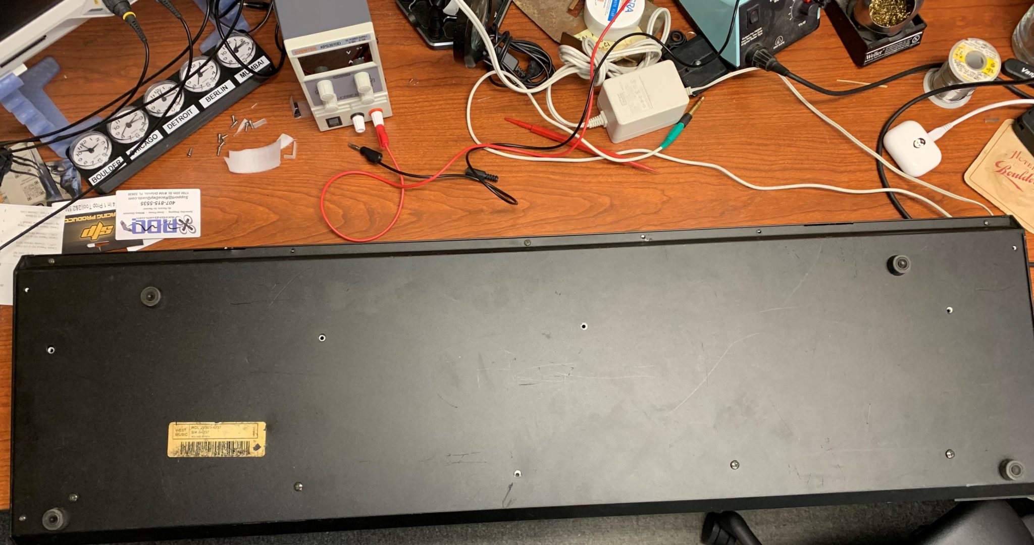 Возвращение к жизни Roland JV-30 за $5 - 5 Возвращение к жизни Roland JV-30 за $5 - 5