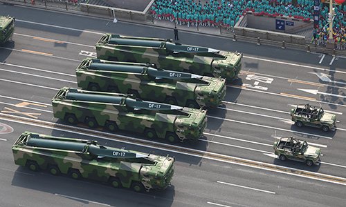 Китай впервые продемонстрировал ракету, похожую на гиперзвуковое оружие DF-17