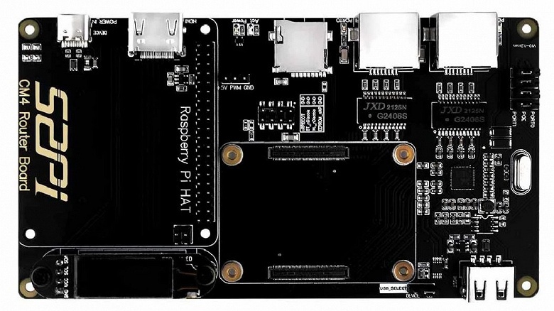 Выпущена док-станция, которая превращает Raspberry Pi Compute Module 4 в роутер