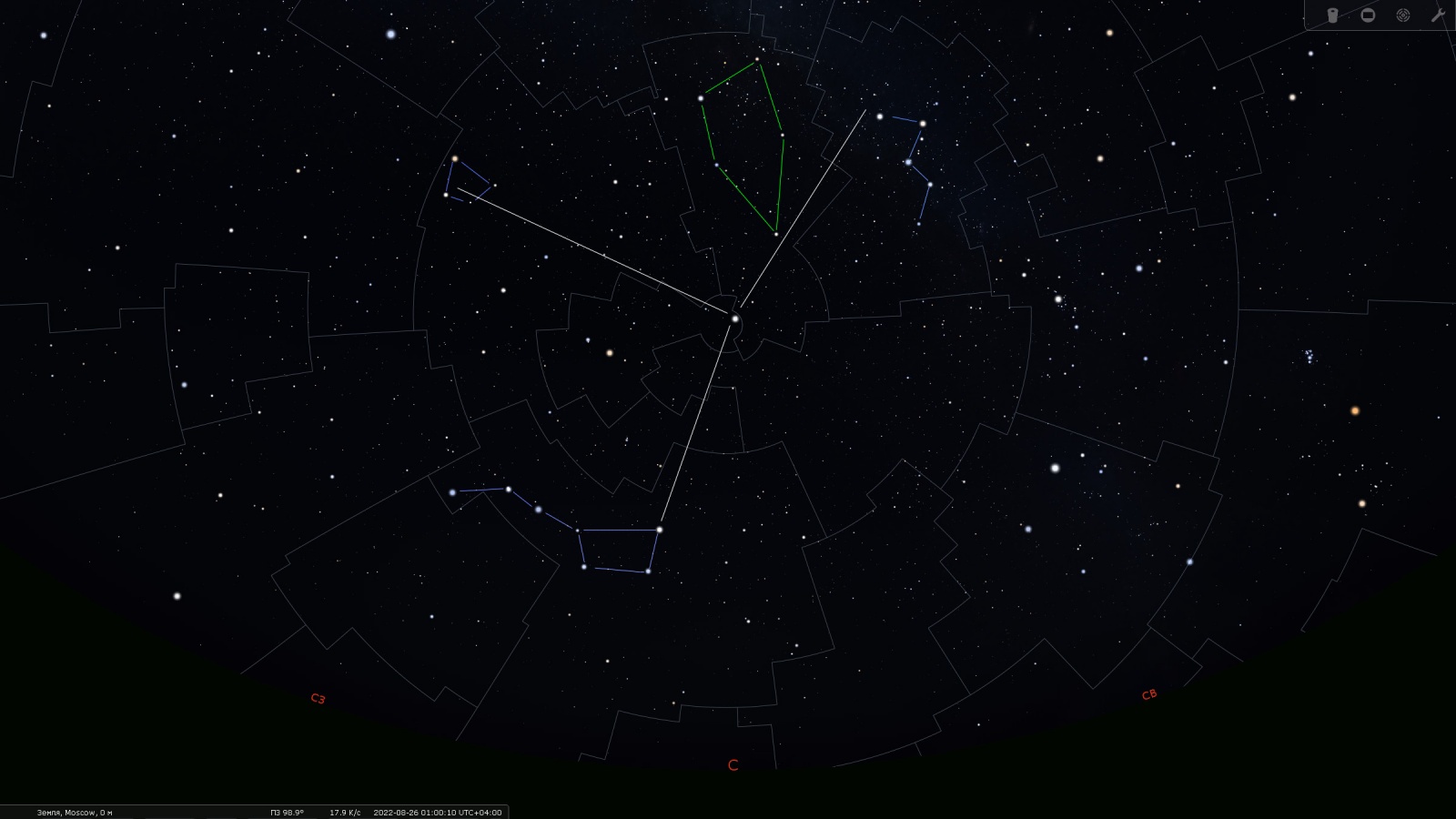 Ночь с 20 на 21 августа 2022. Околополярные созвездия — часть 4 - 18 Ночь с 20 на 21 августа 2022. Околополярные созвездия — часть 4 - 18