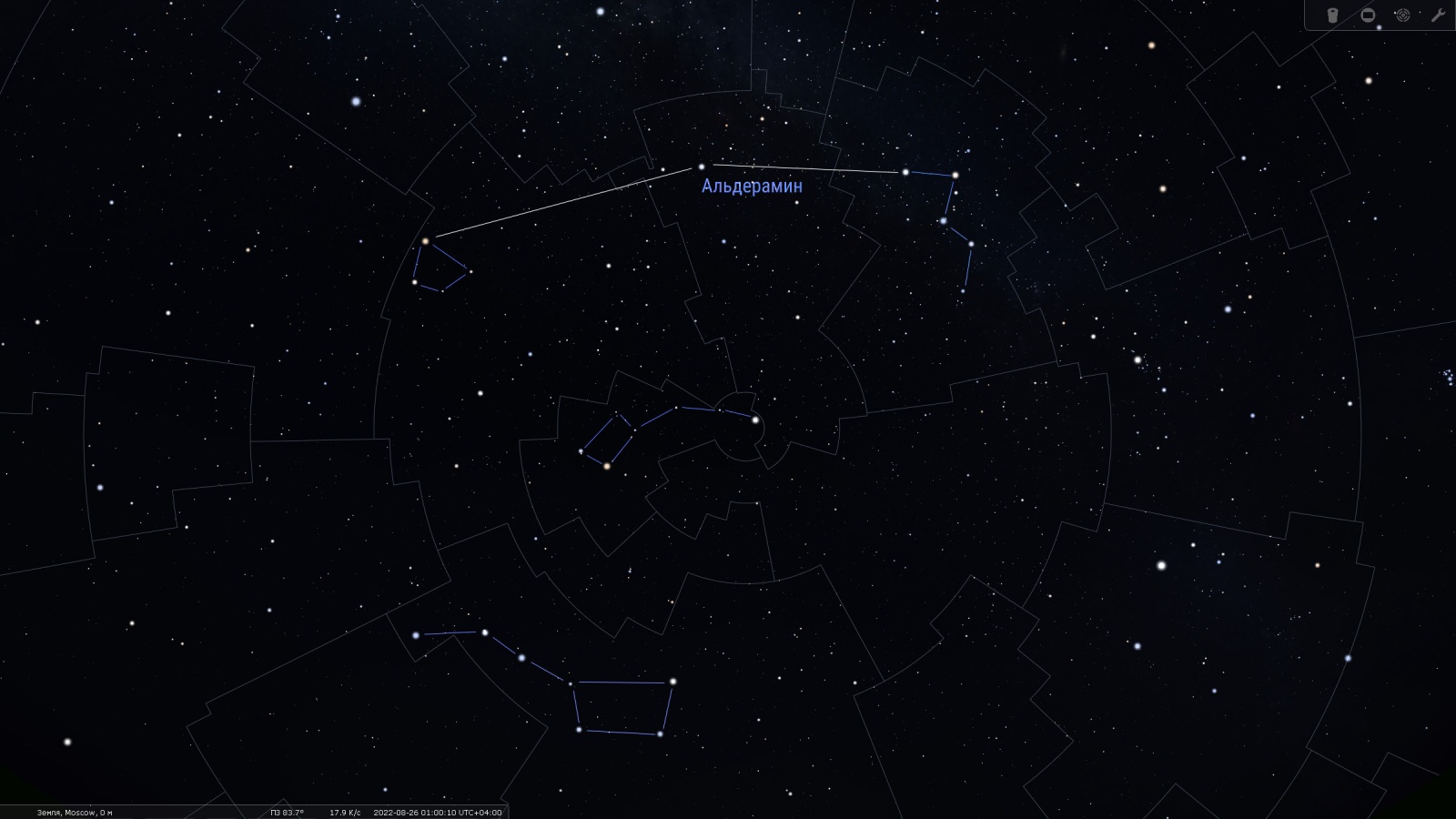 Ночь с 20 на 21 августа 2022. Околополярные созвездия — часть 4 - 19 Ночь с 20 на 21 августа 2022. Околополярные созвездия — часть 4 - 19