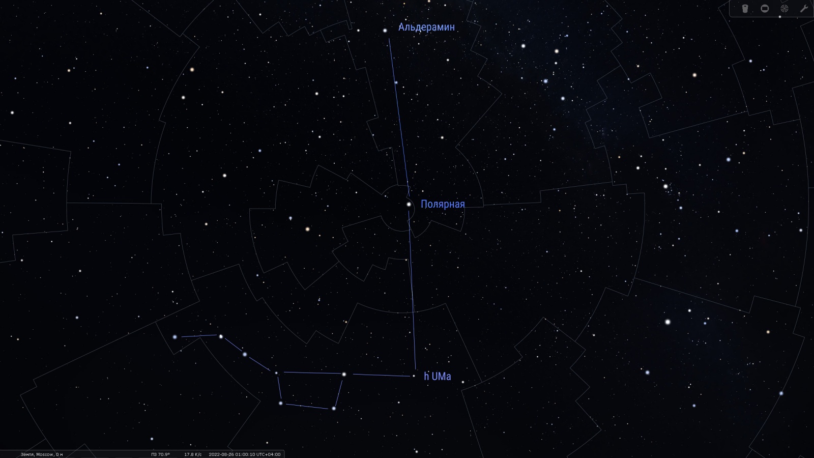 Ночь с 20 на 21 августа 2022. Околополярные созвездия — часть 4 - 21 Ночь с 20 на 21 августа 2022. Околополярные созвездия — часть 4 - 21
