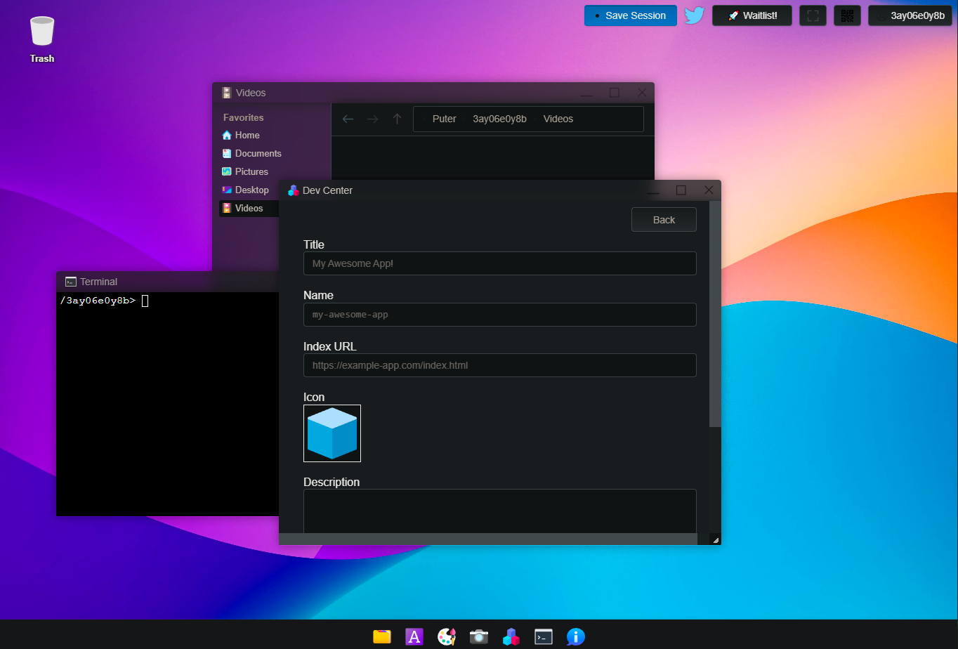 Рабочий стол Linux в браузере - 8