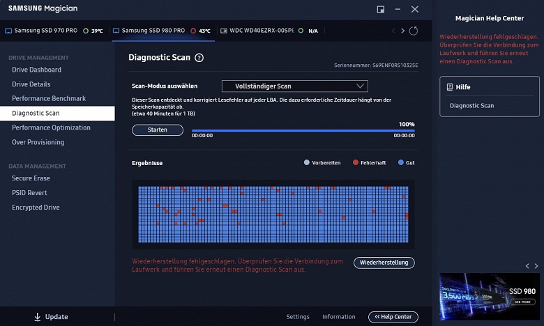 Немецкая техподдержка Samsung предложила пользователю просверлить SSD или разбить его молотком в рамках гарантийного обслуживания