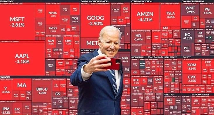 S&P500 присел в пятницу на 3,4% S&P500 присел в пятницу на 3,4%