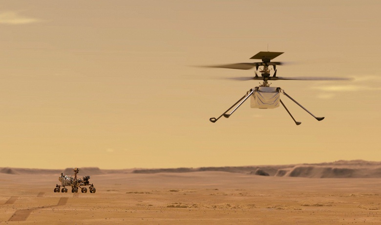 Марсианский вертолёт Ingenuity вернулся к полётам после двухмесячного простоя