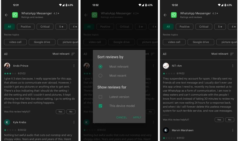 В Google Play Store изменилась система рейтинга для приложений &mdash; она стала точнее