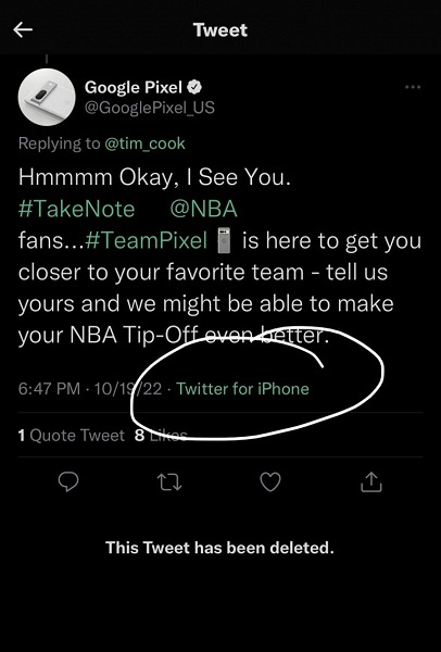 Google прорекламировала свои смартфоны Pixel, не заметив, что сделала это с iPhone - 2 Google прорекламировала свои смартфоны Pixel, не заметив, что сделала это с iPhone