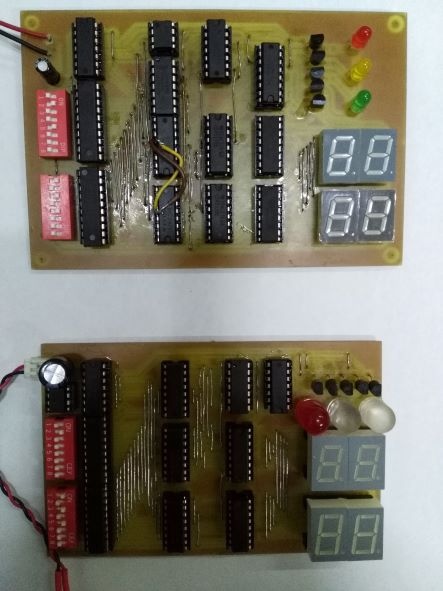 Светофор на логике со схемотехникой в стиле Beatles - 2 image