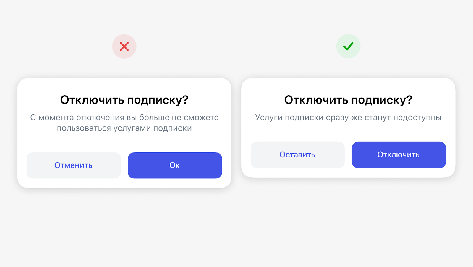 Вы уверены? Как писать тексты для экранов подтверждения - 9 Вы уверены? Как писать тексты для экранов подтверждения - 9