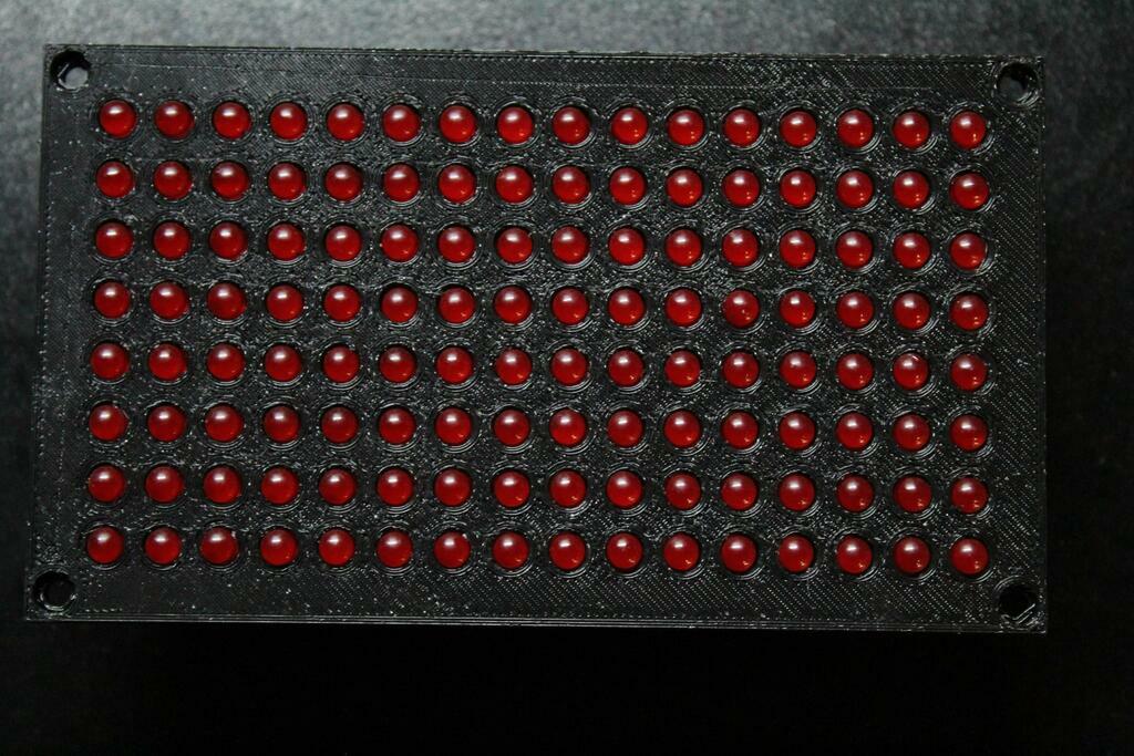 Светодиодная консоль для игры в Pong - 11