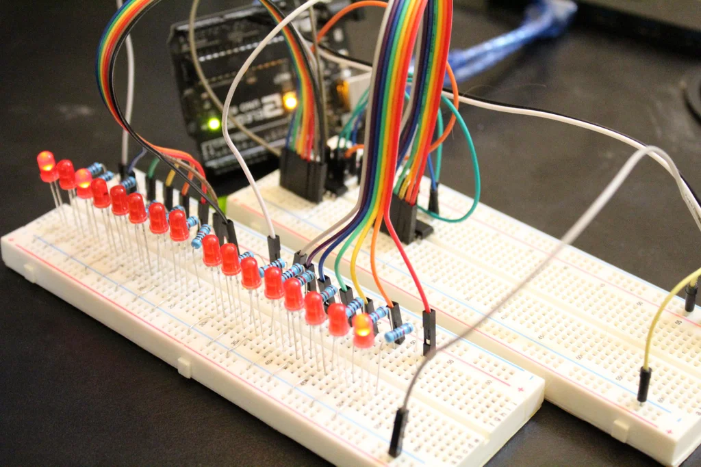 Светодиодная консоль для игры в Pong - 2