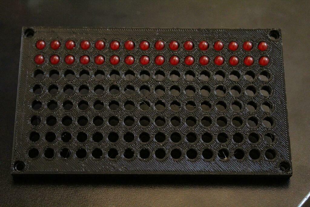 Светодиодная консоль для игры в Pong - 8