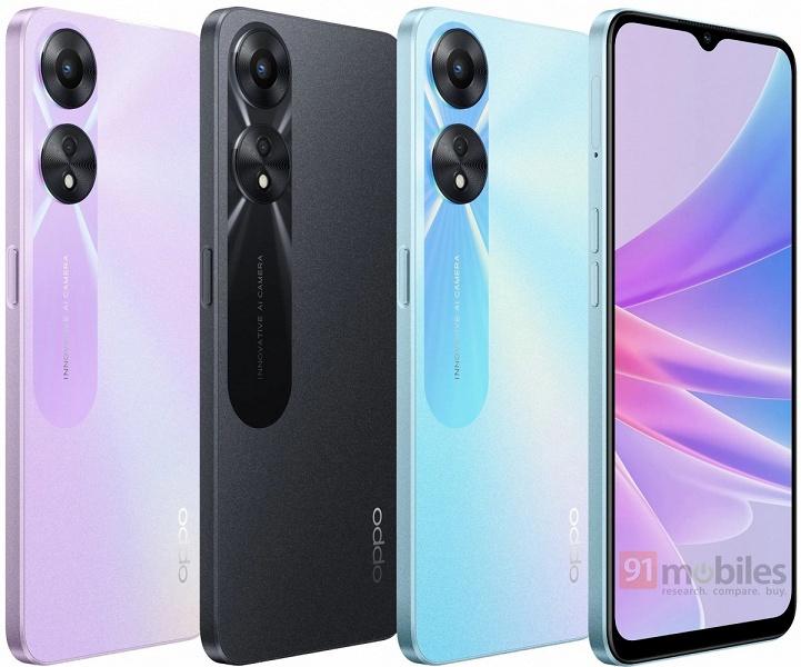 Любопытный дизайнерский ход, но посредственные характеристики. Oppo A58 засветился в Сети - 1 Любопытный дизайнерский ход, но посредственные характеристики. Oppo A58 засветился в Сети