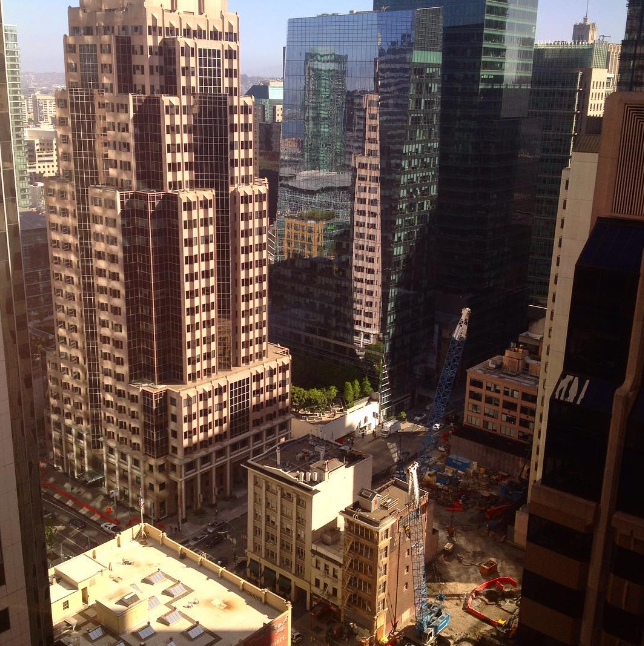 Сан-Франциско, США, из окна отеля. Фото из личного архива автора