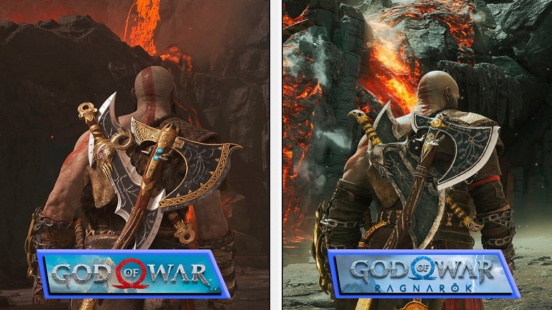 God of War: Ragnarok на PS5 против God of War на топовом ПК. Появилось сравнение двух игр на разных платформах - 1 God of War: Ragnarok на PS5 против God of War на топовом ПК. Появилось сравнение двух игр на разных платформах