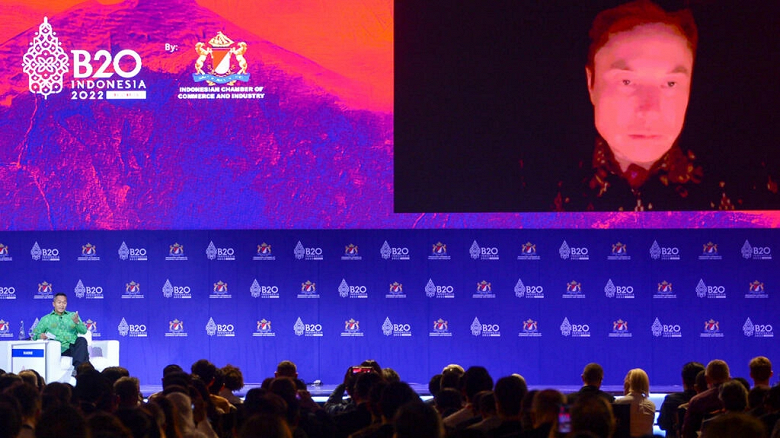 Инопланетяне, ракеты и тоннели. Илон Маск рассказал о своём видении будущего на саммите G20