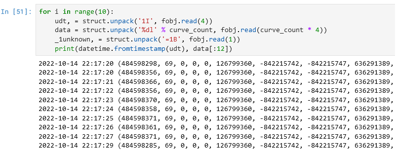 Исследование формата бинарных файлов на Python - 21