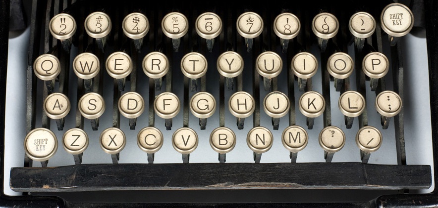 Рисунок 3. Клавиатура пишущей машины Ремингтон № 2 (1879)