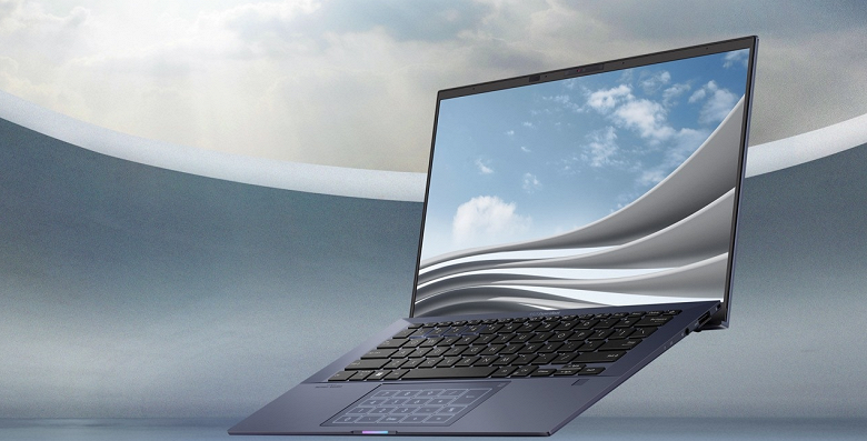 14-дюймовый ноутбук массой 880 г. Представлен Asus ExpertBook B9 с годовалым процессором - 1 14-дюймовый ноутбук массой 880 г. Представлен Asus ExpertBook B9 с годовалым процессором