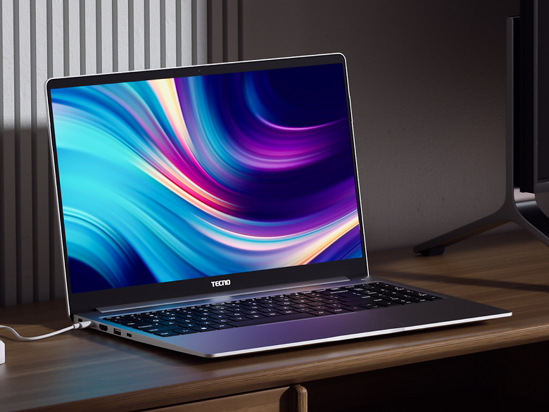 Более 17 часов без подзарядки. В России выходит первый ноутбук Tecno &mdash; Megabook T1