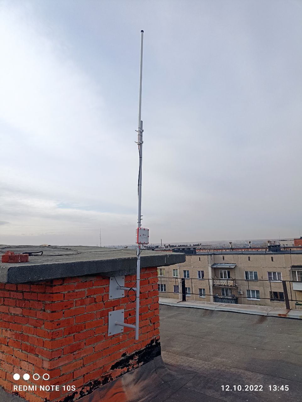 Установленная базовая станция LoRaWAN