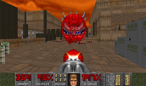 Программный рендер в стиле игры Doom - 2