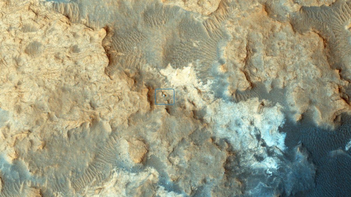 Mars Reconnaissance Orbiter сделал фото ровера