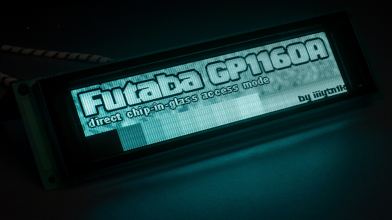 USB монитор из Futaba GP1160A02A - 1