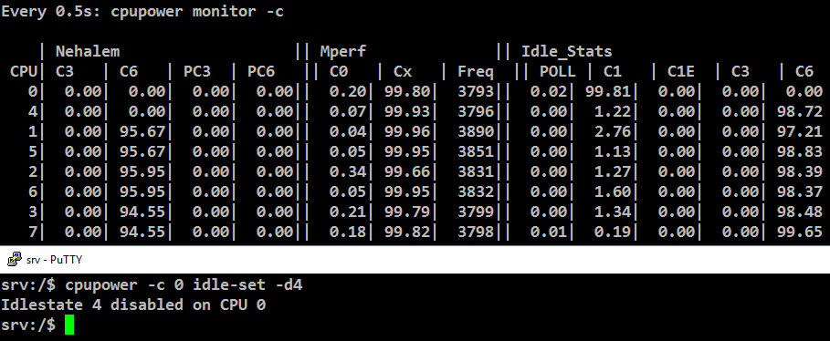 Ядра 1 и 2 сорта под Linux - 2