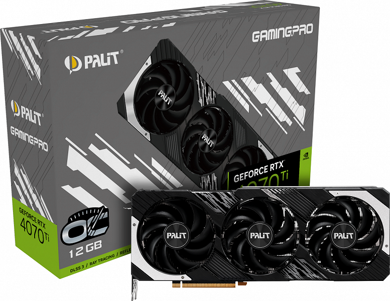 Представлены видеокарты Palit GeForce RTX 4070 Ti GameRock, GameRock Classic и GamingPro 