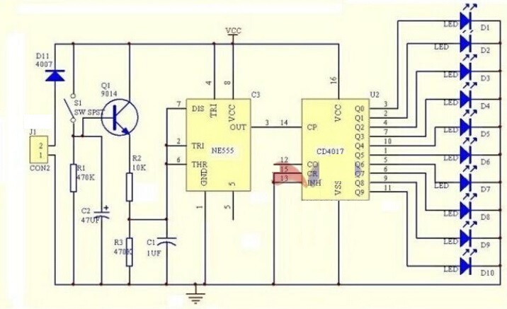 Световые эффекты на транзисторах и микросхемах - 13 Световые эффекты на транзисторах и микросхемах - 13