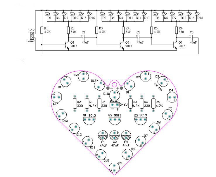 Световые эффекты на транзисторах и микросхемах - 5 Световые эффекты на транзисторах и микросхемах - 5