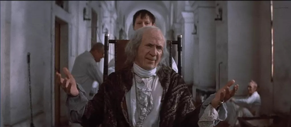 Кадр из фильма. Сальери прощает всех посредственностей Кадр из фильма. Сальери прощает всех посредственностей