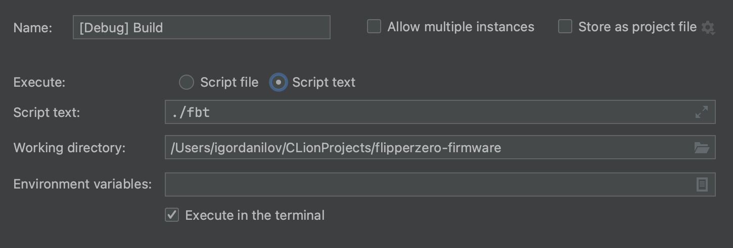 Для сборки прошивки FpipperZero Для сборки прошивки FpipperZero
