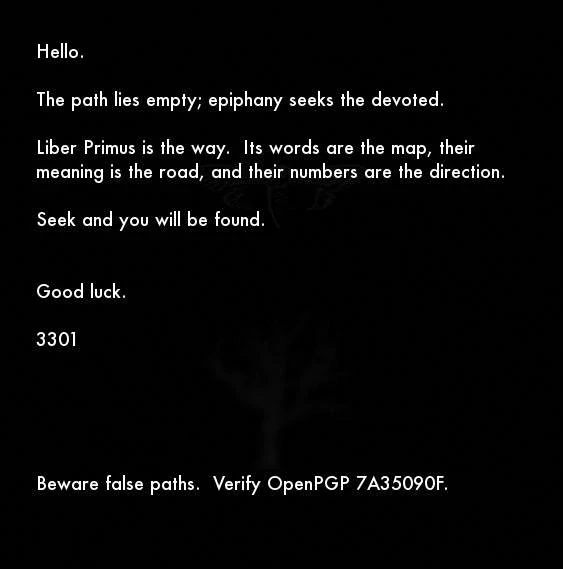 Cicada 3301: кого и куда должны были отобрать загадки таинственной «Цикады»? Часть 2 - 23 Cicada 3301: кого и куда должны были отобрать загадки таинственной «Цикады»? Часть 2 - 23