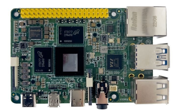 В четыре раза производительнее Raspberry Pi 4 Model B. Представлен одноплатный компьютер Pico Pi V2.0